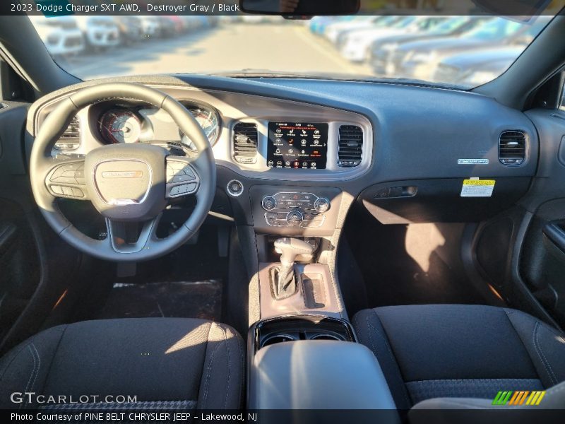 Destroyer Gray / Black 2023 Dodge Charger SXT AWD