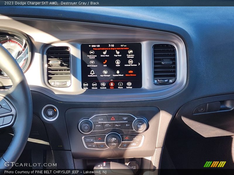 Destroyer Gray / Black 2023 Dodge Charger SXT AWD