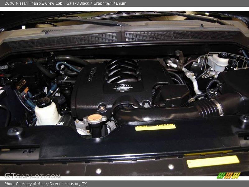 Galaxy Black / Graphite/Titanium 2006 Nissan Titan XE Crew Cab