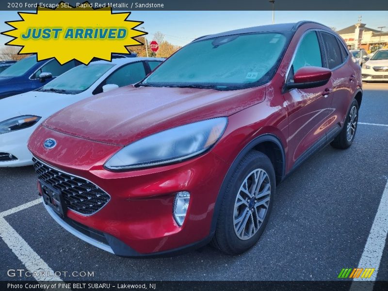 Rapid Red Metallic / Sandstone 2020 Ford Escape SEL