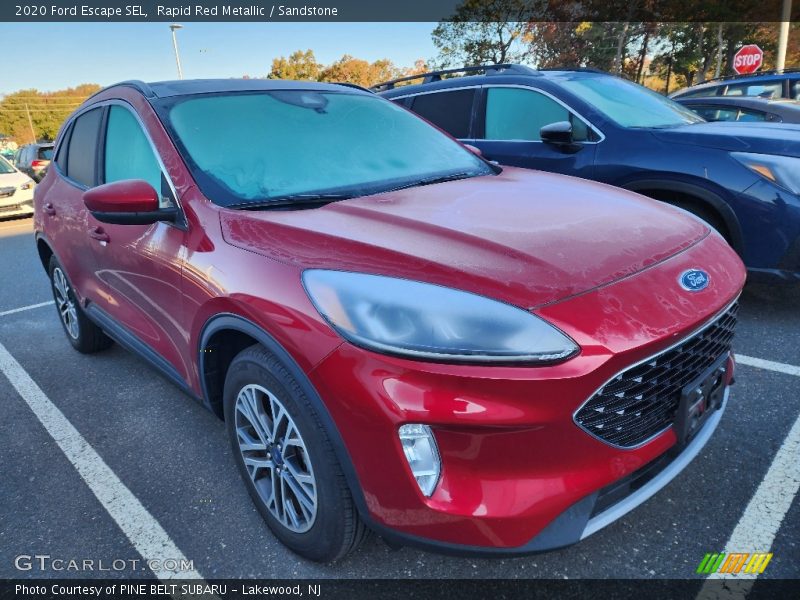 Rapid Red Metallic / Sandstone 2020 Ford Escape SEL