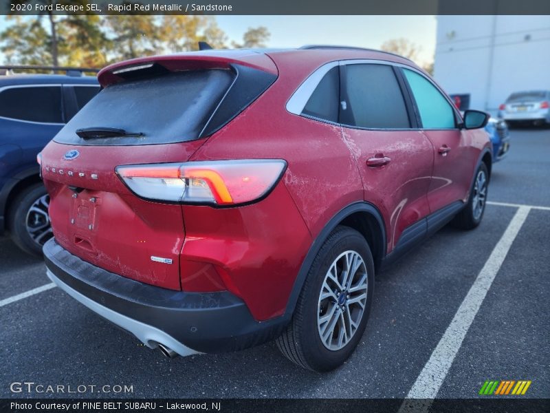 Rapid Red Metallic / Sandstone 2020 Ford Escape SEL