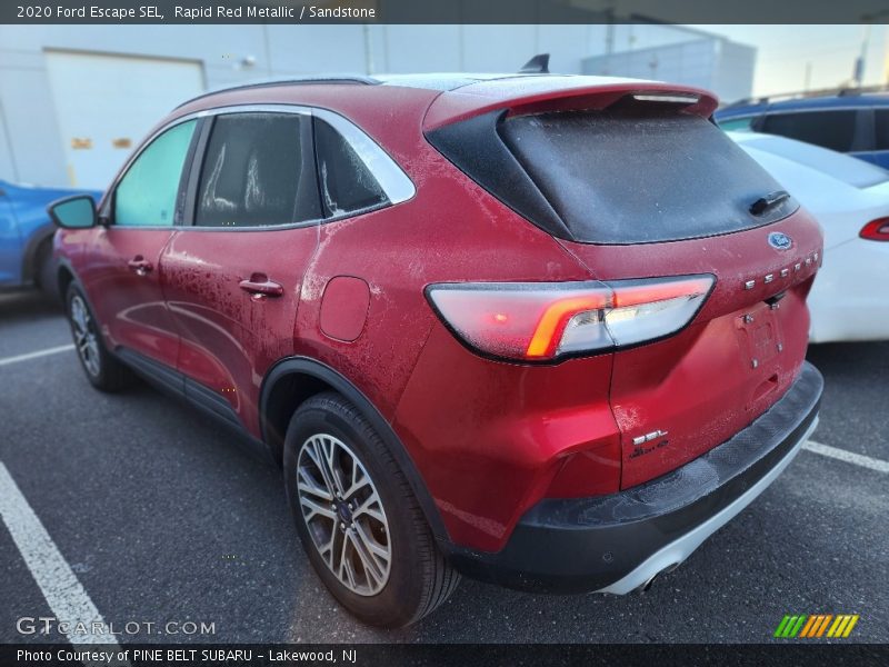 Rapid Red Metallic / Sandstone 2020 Ford Escape SEL