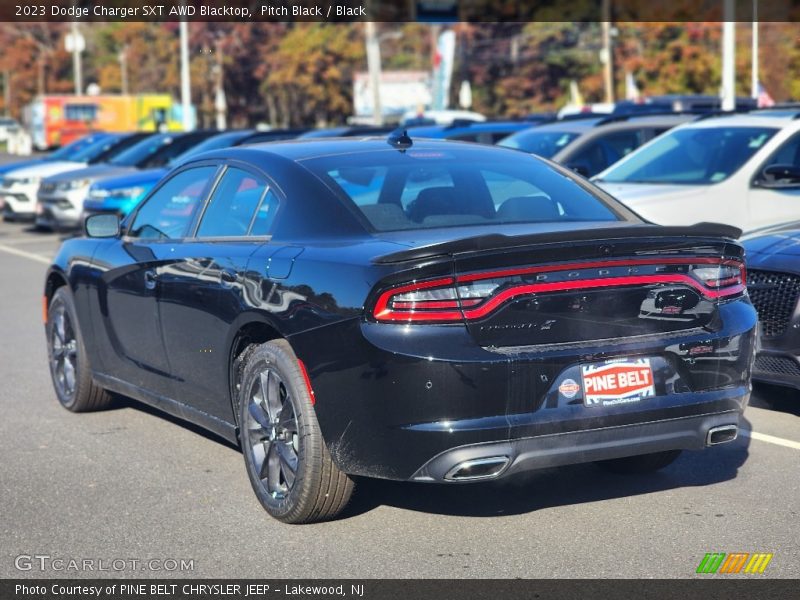 Pitch Black / Black 2023 Dodge Charger SXT AWD Blacktop