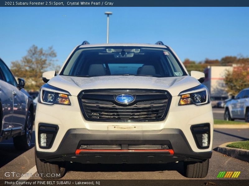 Crystal White Pearl / Gray 2021 Subaru Forester 2.5i Sport