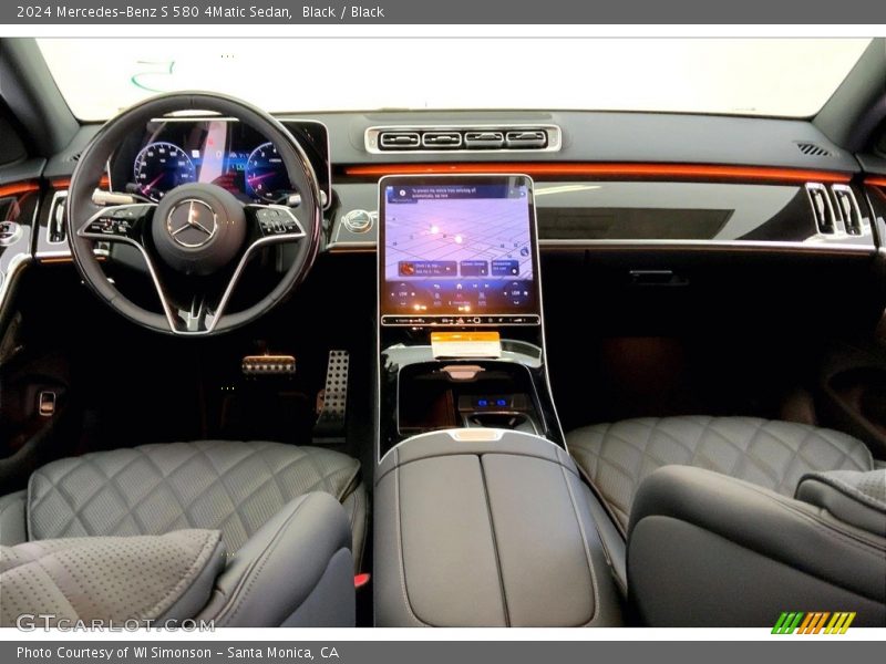 Black Interior - 2024 S 580 4Matic Sedan 