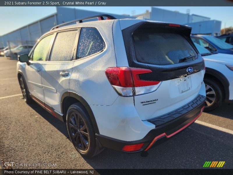 Crystal White Pearl / Gray 2021 Subaru Forester 2.5i Sport