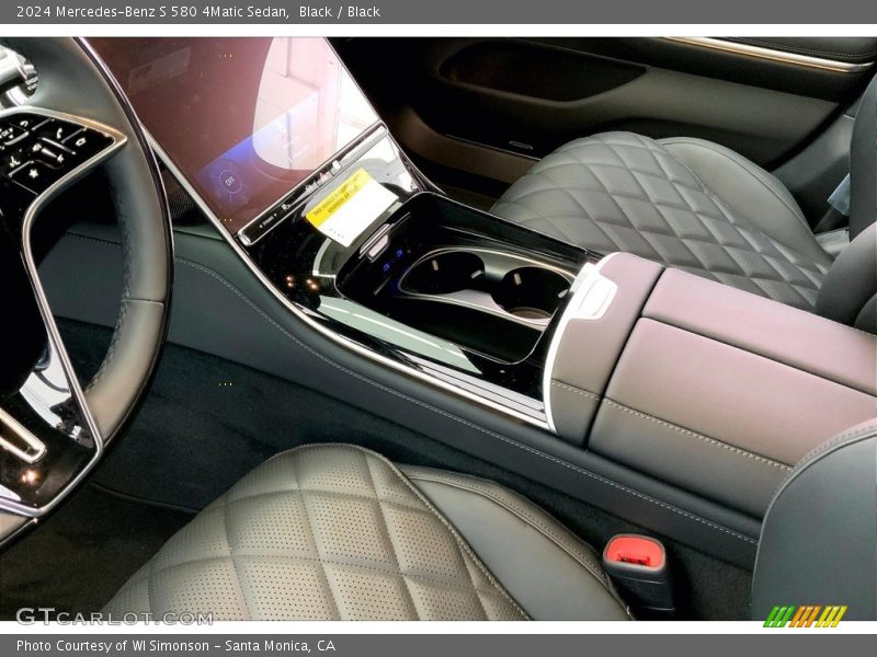 Black / Black 2024 Mercedes-Benz S 580 4Matic Sedan