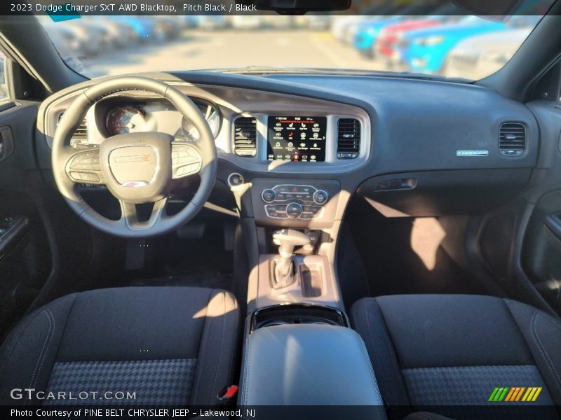 Pitch Black / Black 2023 Dodge Charger SXT AWD Blacktop