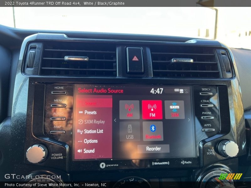 White / Black/Graphite 2022 Toyota 4Runner TRD Off Road 4x4