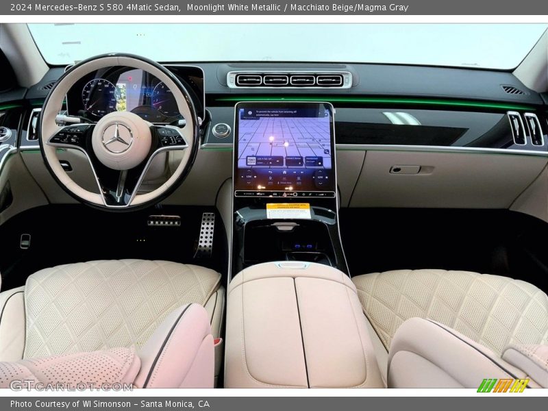 Macchiato Beige/Magma Gray Interior - 2024 S 580 4Matic Sedan 