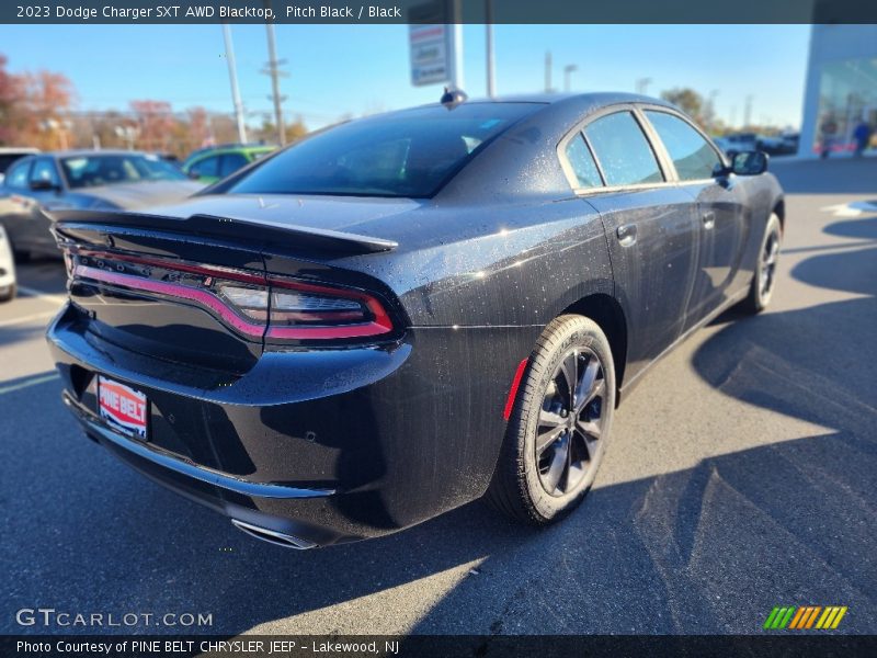 Pitch Black / Black 2023 Dodge Charger SXT AWD Blacktop