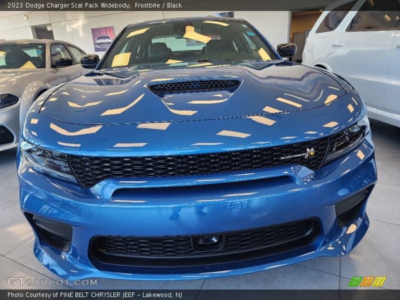 Frostbite / Black 2023 Dodge Charger Scat Pack Widebody