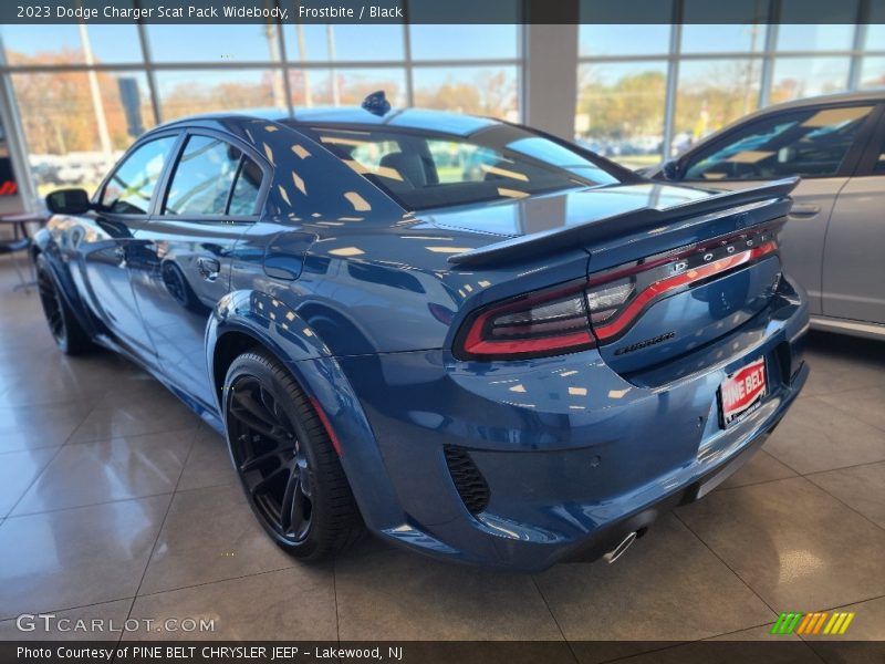 Frostbite / Black 2023 Dodge Charger Scat Pack Widebody
