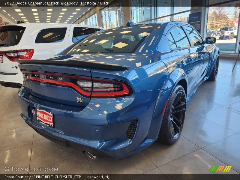 Frostbite / Black 2023 Dodge Charger Scat Pack Widebody