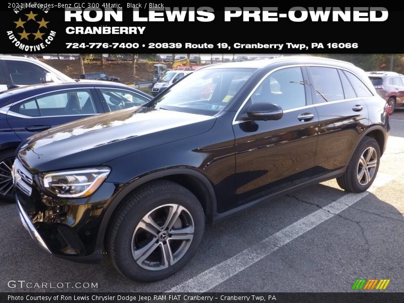 Black / Black 2021 Mercedes-Benz GLC 300 4Matic