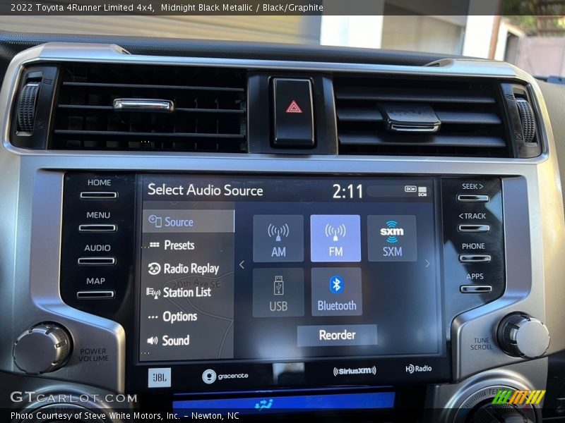 Controls of 2022 4Runner Limited 4x4