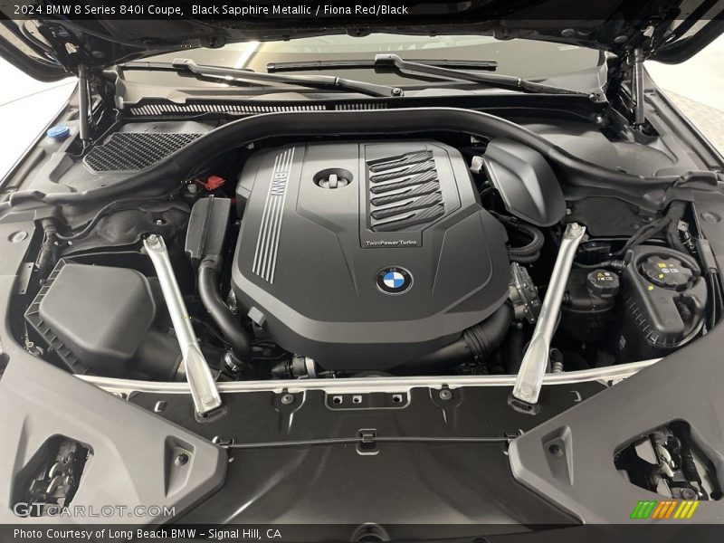  2024 8 Series 840i Coupe Engine - 3.0 Liter M TwinPower Turbocharged DOHC 24-Valve VVT Inline 6 Cylinder
