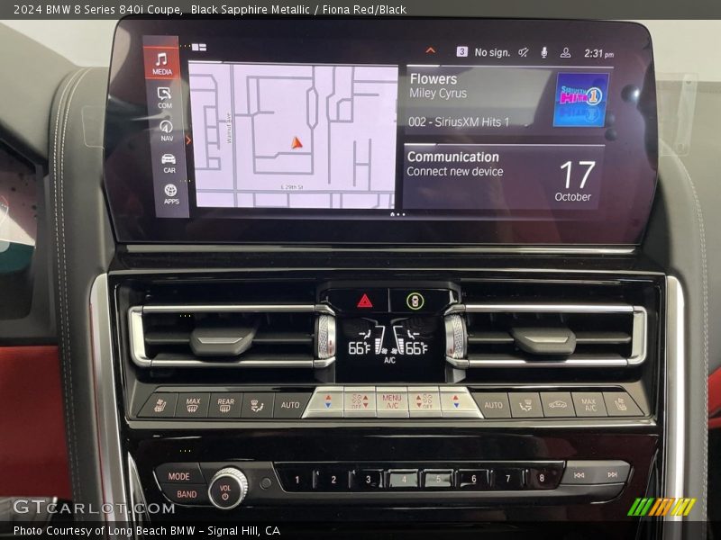 Controls of 2024 8 Series 840i Coupe