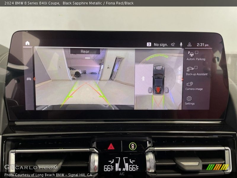 Controls of 2024 8 Series 840i Coupe