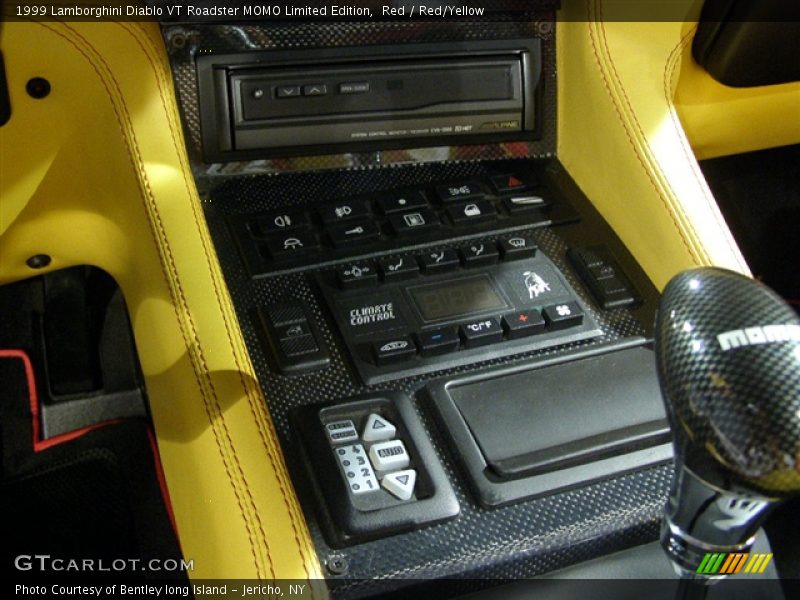 Controls of 1999 Diablo VT Roadster MOMO Limited Edition