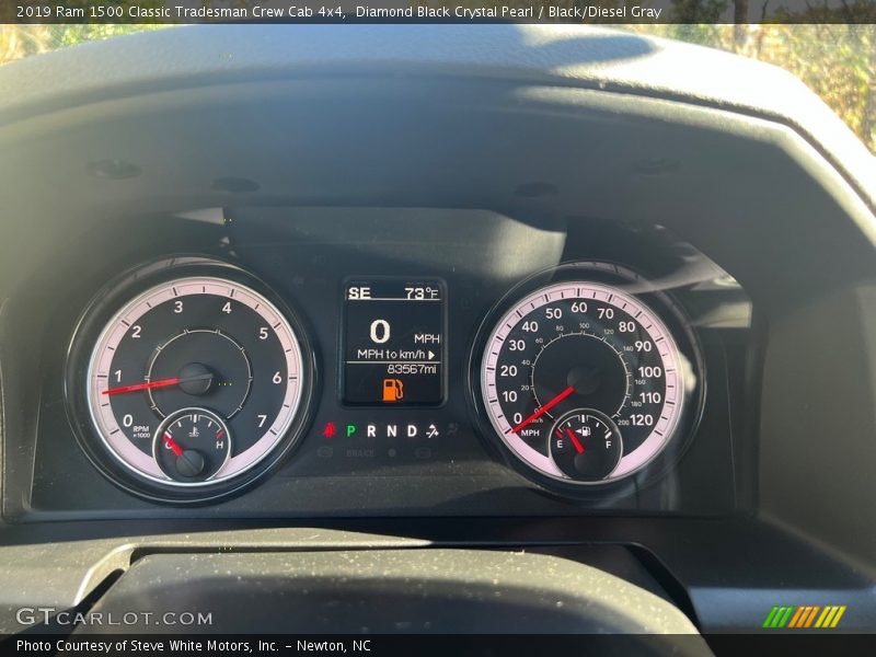 Diamond Black Crystal Pearl / Black/Diesel Gray 2019 Ram 1500 Classic Tradesman Crew Cab 4x4