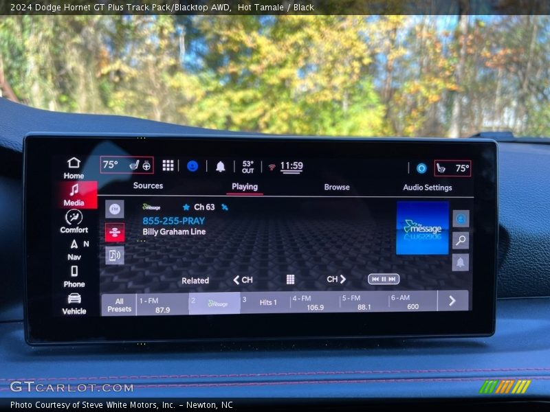 Controls of 2024 Hornet GT Plus Track Pack/Blacktop AWD