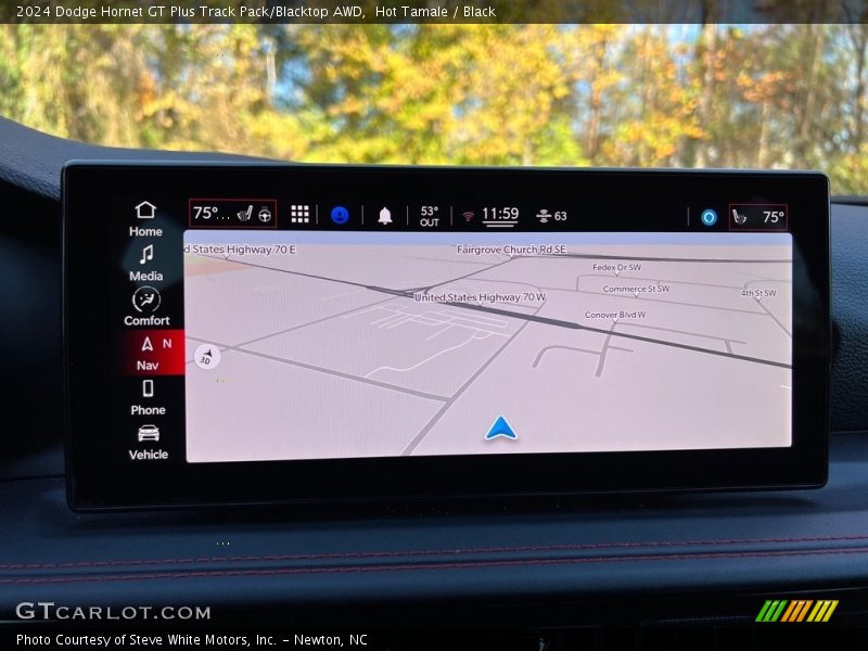 Navigation of 2024 Hornet GT Plus Track Pack/Blacktop AWD
