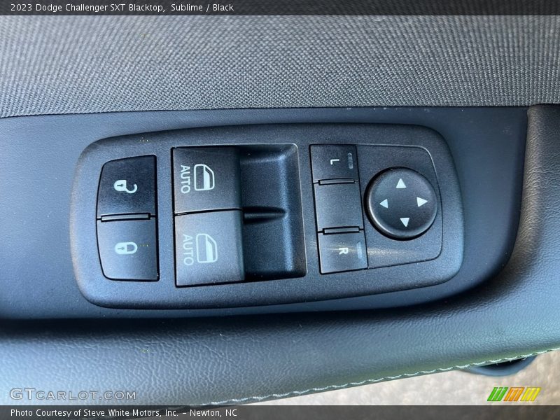 Door Panel of 2023 Challenger SXT Blacktop