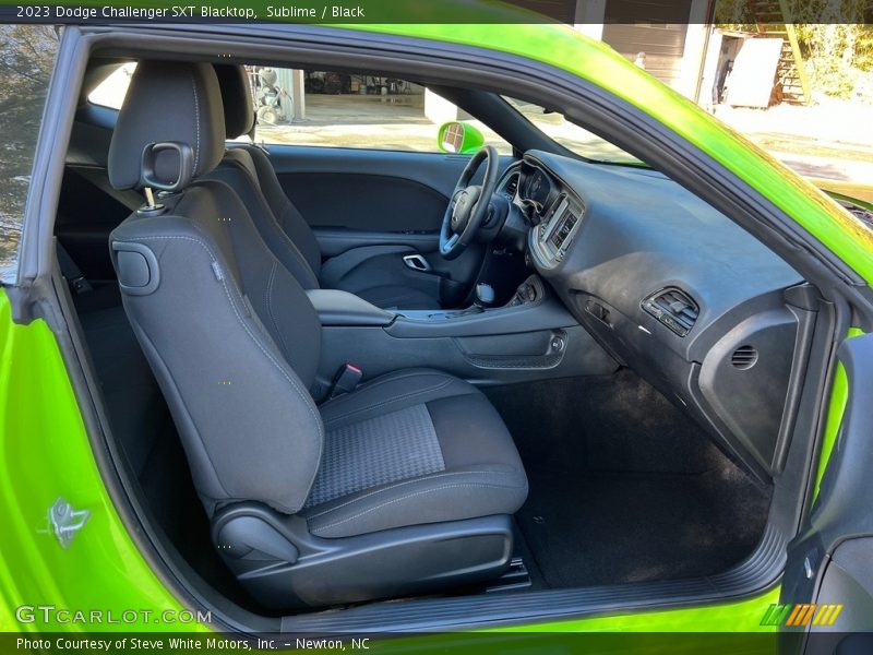 Front Seat of 2023 Challenger SXT Blacktop