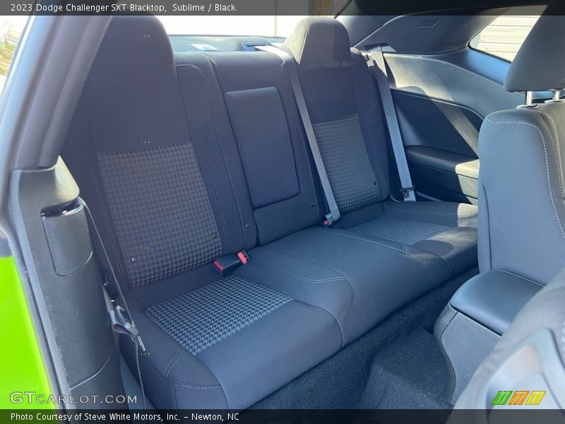 Rear Seat of 2023 Challenger SXT Blacktop