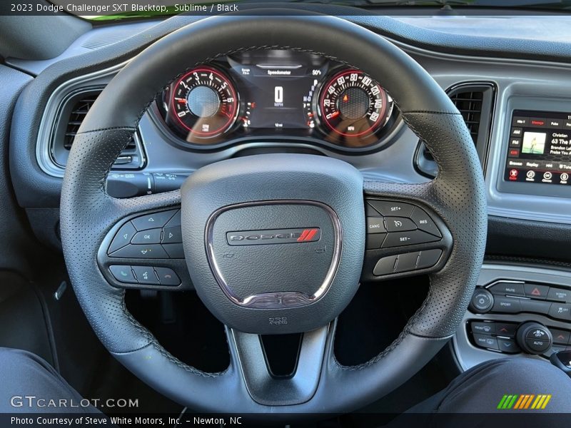  2023 Challenger SXT Blacktop Steering Wheel