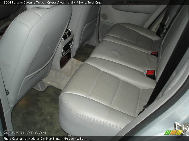 Crystal Silver Metallic / Stone/Steel Grey 2004 Porsche Cayenne Turbo