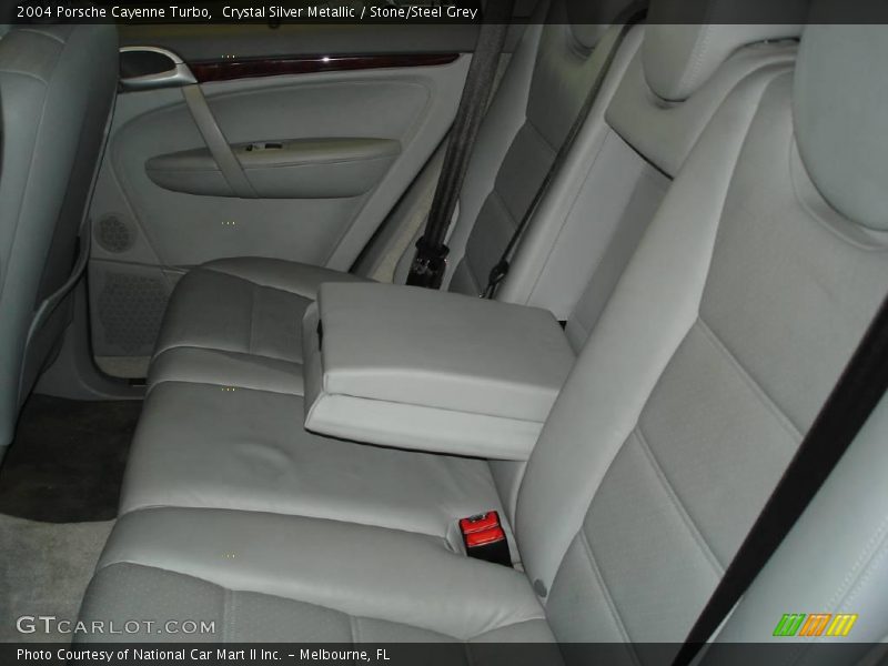Crystal Silver Metallic / Stone/Steel Grey 2004 Porsche Cayenne Turbo