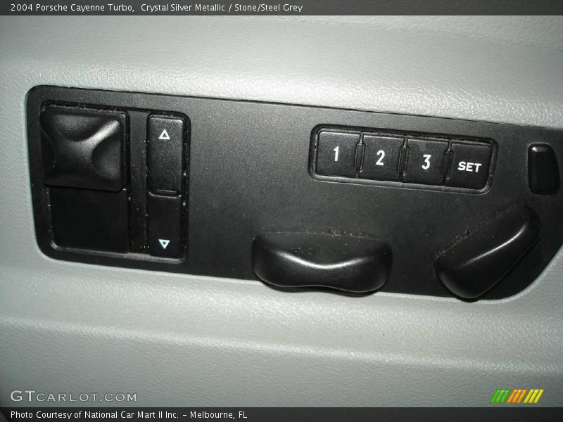 Crystal Silver Metallic / Stone/Steel Grey 2004 Porsche Cayenne Turbo