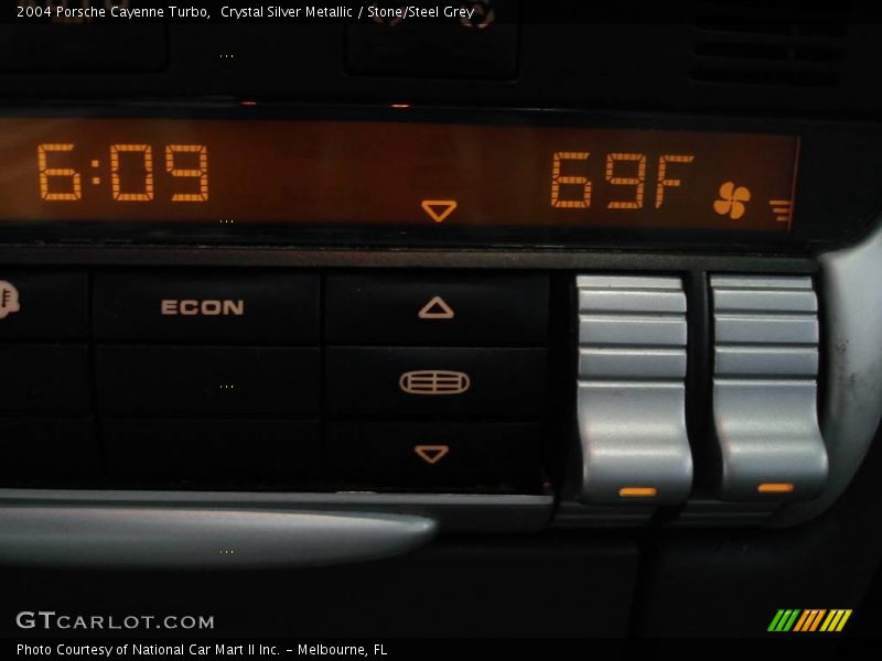Crystal Silver Metallic / Stone/Steel Grey 2004 Porsche Cayenne Turbo
