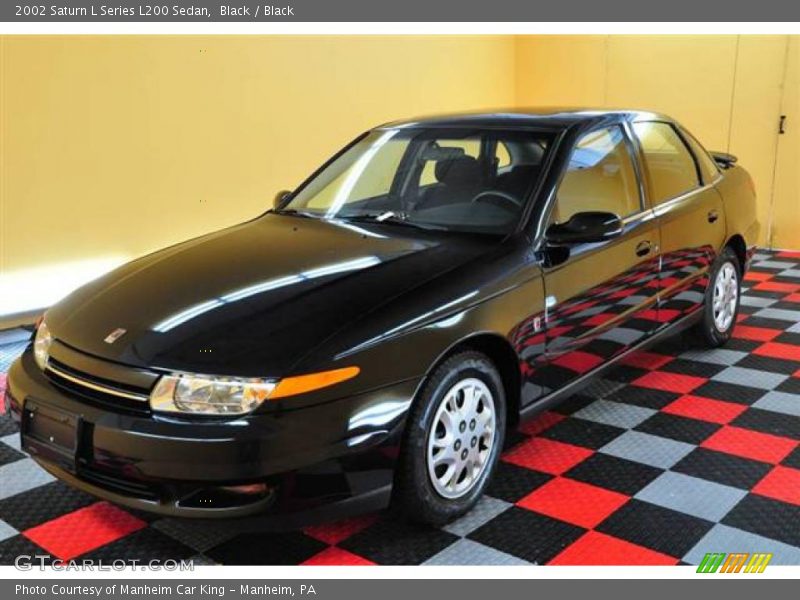 Black / Black 2002 Saturn L Series L200 Sedan