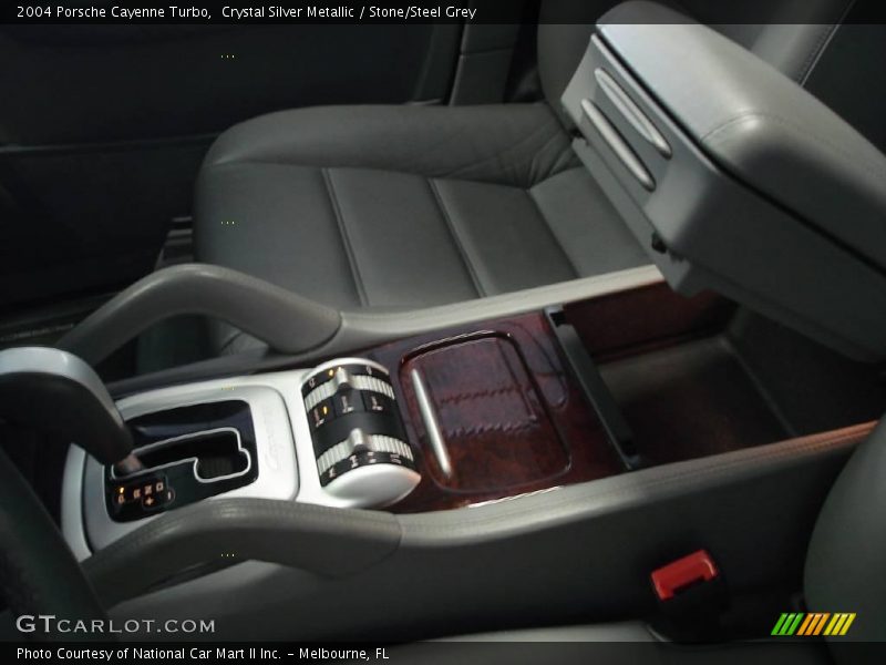 Crystal Silver Metallic / Stone/Steel Grey 2004 Porsche Cayenne Turbo