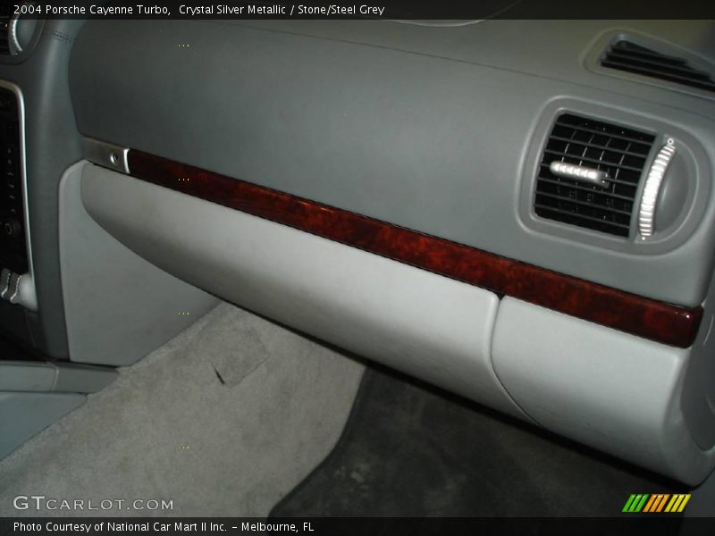 Crystal Silver Metallic / Stone/Steel Grey 2004 Porsche Cayenne Turbo