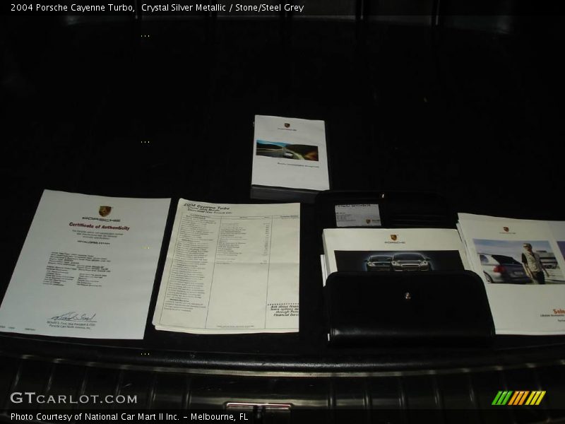 Crystal Silver Metallic / Stone/Steel Grey 2004 Porsche Cayenne Turbo