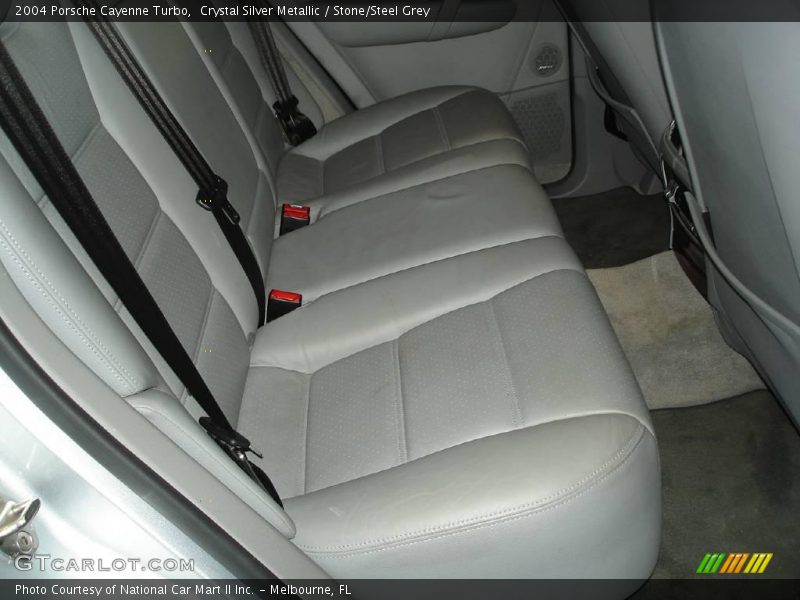 Crystal Silver Metallic / Stone/Steel Grey 2004 Porsche Cayenne Turbo