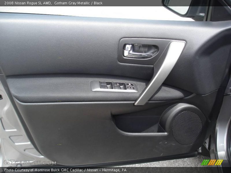 Gotham Gray Metallic / Black 2008 Nissan Rogue SL AWD