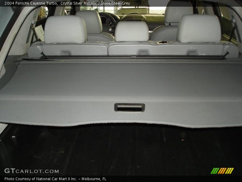 Crystal Silver Metallic / Stone/Steel Grey 2004 Porsche Cayenne Turbo