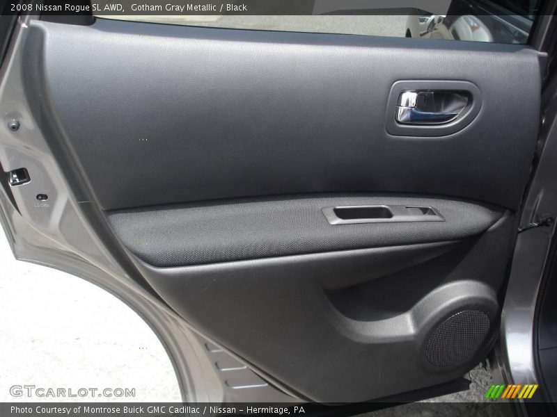 Gotham Gray Metallic / Black 2008 Nissan Rogue SL AWD
