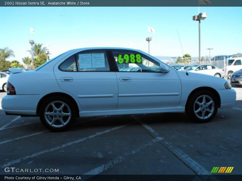 Avalanche White / Stone 2001 Nissan Sentra SE