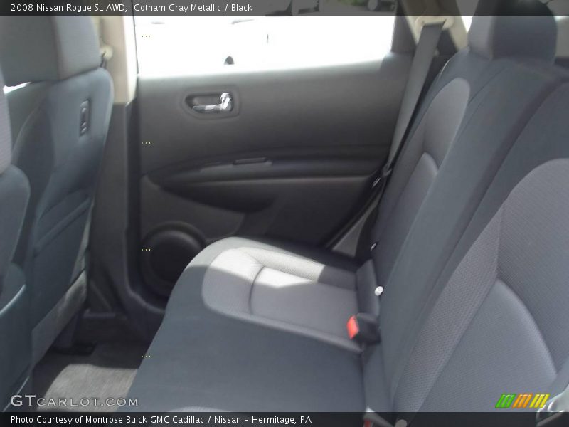 Gotham Gray Metallic / Black 2008 Nissan Rogue SL AWD