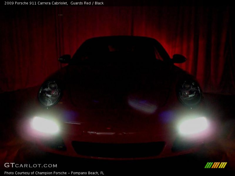 Guards Red / Black 2009 Porsche 911 Carrera Cabriolet