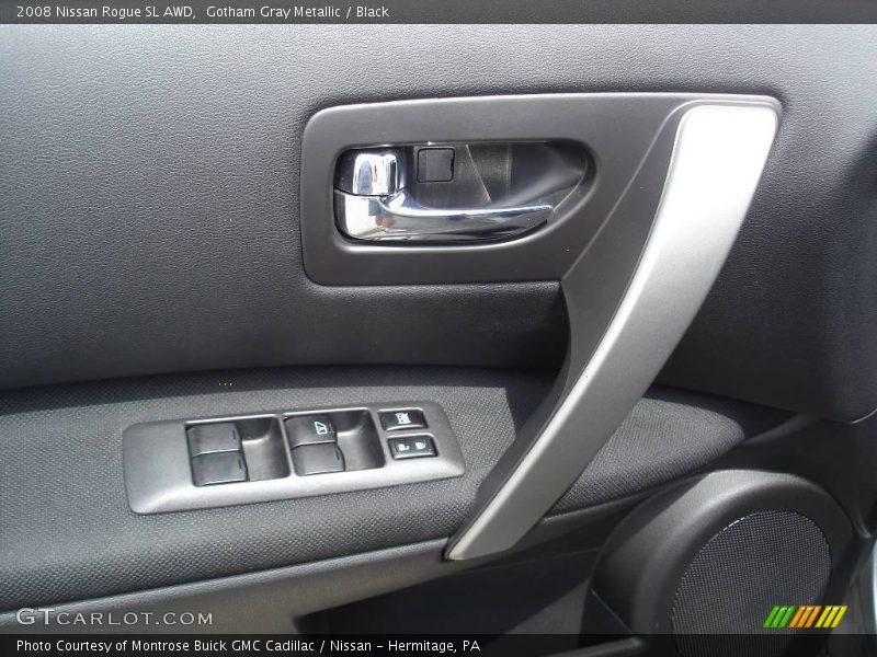 Gotham Gray Metallic / Black 2008 Nissan Rogue SL AWD