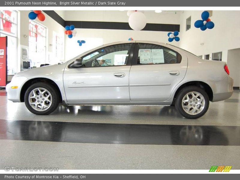 Bright Silver Metallic / Dark Slate Gray 2001 Plymouth Neon Highline