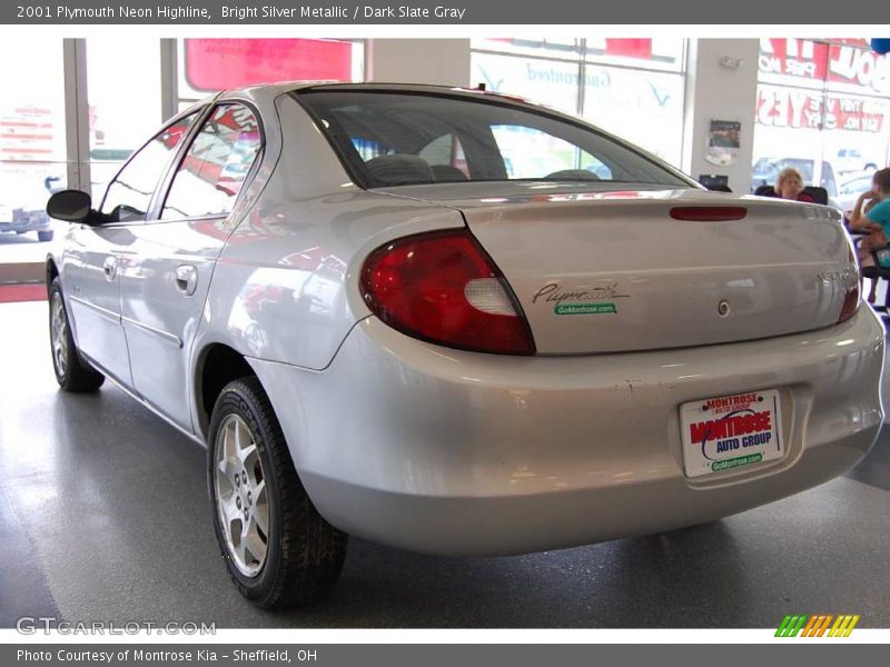 Bright Silver Metallic / Dark Slate Gray 2001 Plymouth Neon Highline